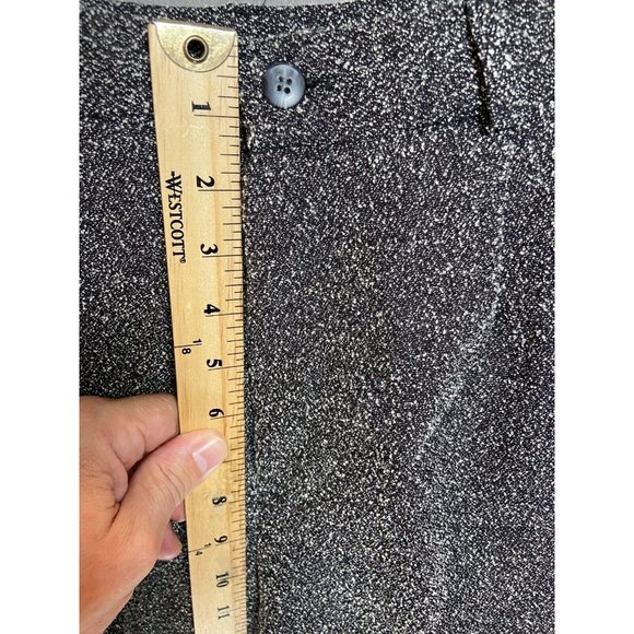 Laura Scott Pants Women Petite 6P Black White Button Up Ladies. - Picture 7 of 11